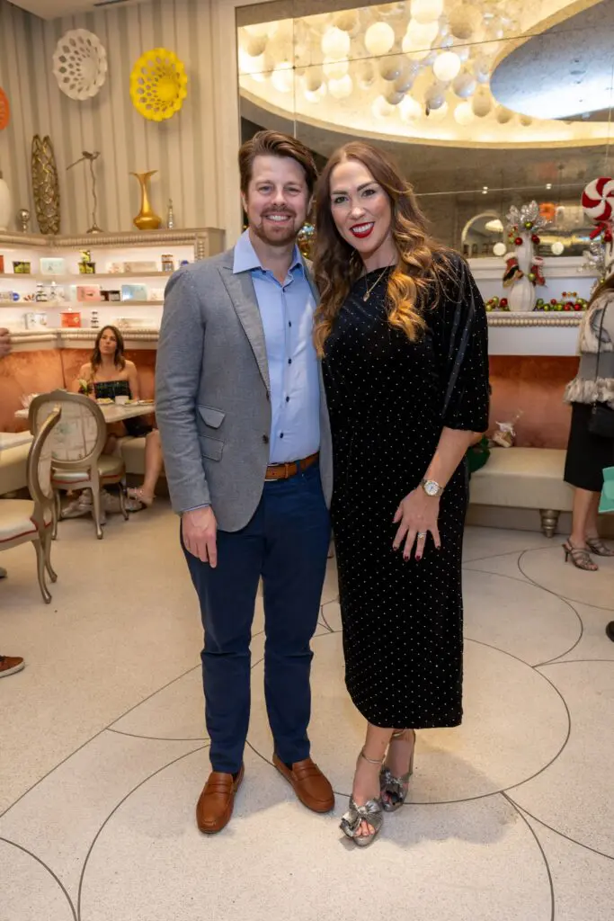 Max & Disney Harris at the Ambassadors for Texas Children's Hospital holiday party. (Photo by Jenny Antill)
