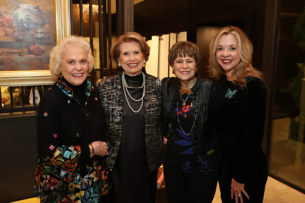 Nancy Ames, Ginger Blanton, Regina Rogers, Julie Baker Finck  at the Celebration of Reading author reveal. (Photo by Priscilla Dickson)