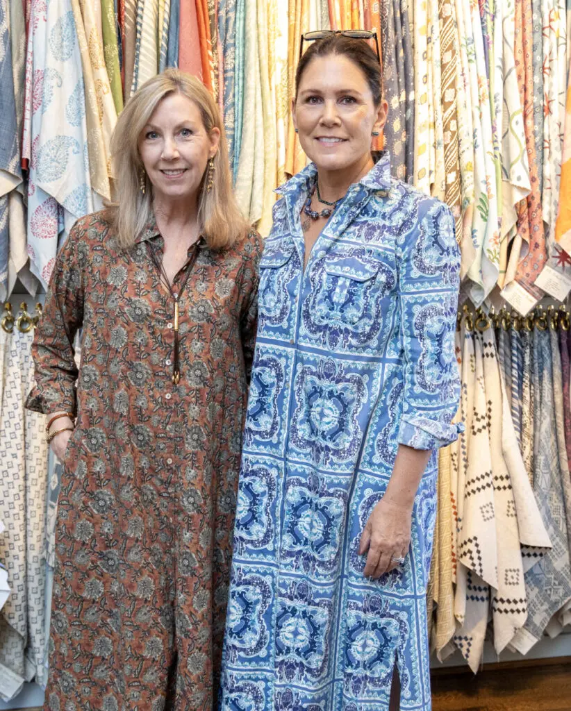 Nancy Markham, Susan Boisvert at JAMES Showroom