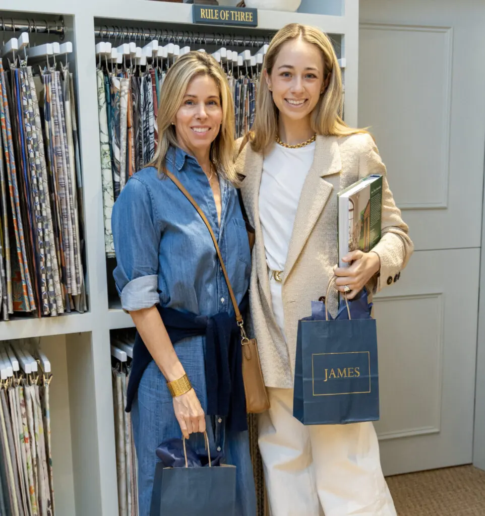 Peggy Fagan, Elaina Fagan Darden at JAMES Showroom