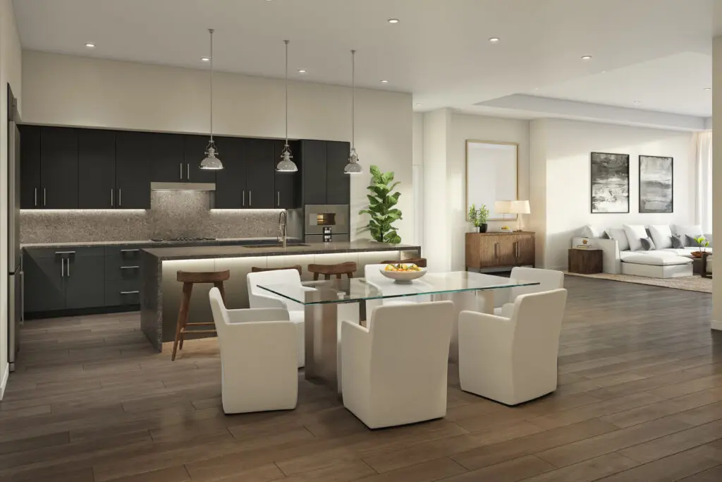Penthouse Phillip at Tiara on the Beach, Galveston. (Rendering courtesy of Bogza)