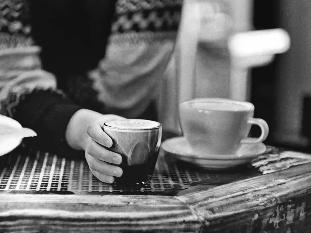 Portico Coffee, housed in the historic Koldin House, blends artistry and community with offerings like the Blueberry Juniper Cold Brew. (Courtesy)