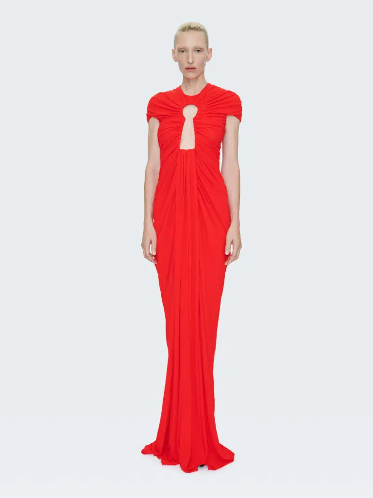 The keyhole is a signature code of the house of Schiaparelli. (Courtesy of Schiaparelli)