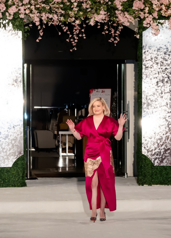 Celebrity model Taylor Imel at the annual Elizabeth Anthony fashion evening benefiting the American Heart Association  (Photo by Christina Griffin)