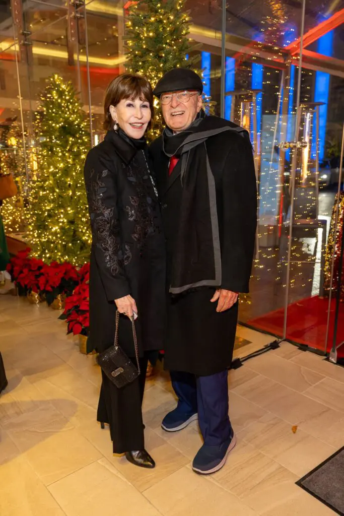 Shelby Hodge & Shafik Rifaat at the Ambassadors for Texas Children's Hospital holiday party. (Photo by Jenny Antill)