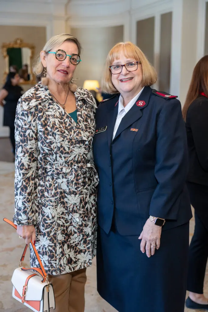Stick DeLaup,  Major Carolynn Webb at the Salvation Army of Greater Houston 30th annual luncheon (Photo by Jenny Antill)