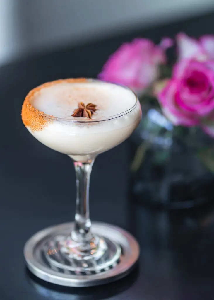 Let the blend of bourbon and bourbon cream wrap you in a warm hug with Truluck's Holiday Nog. (Photo courtesy Truluck's)