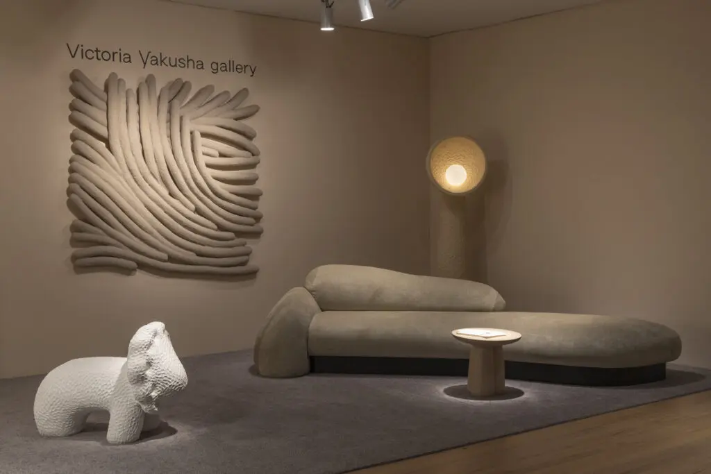 Victoria Yakusha Gallery, a trailblazer in Ukrainian collectible design, exhibited at Salon Art + Design New York 2024. (Photo by Peter Baker)