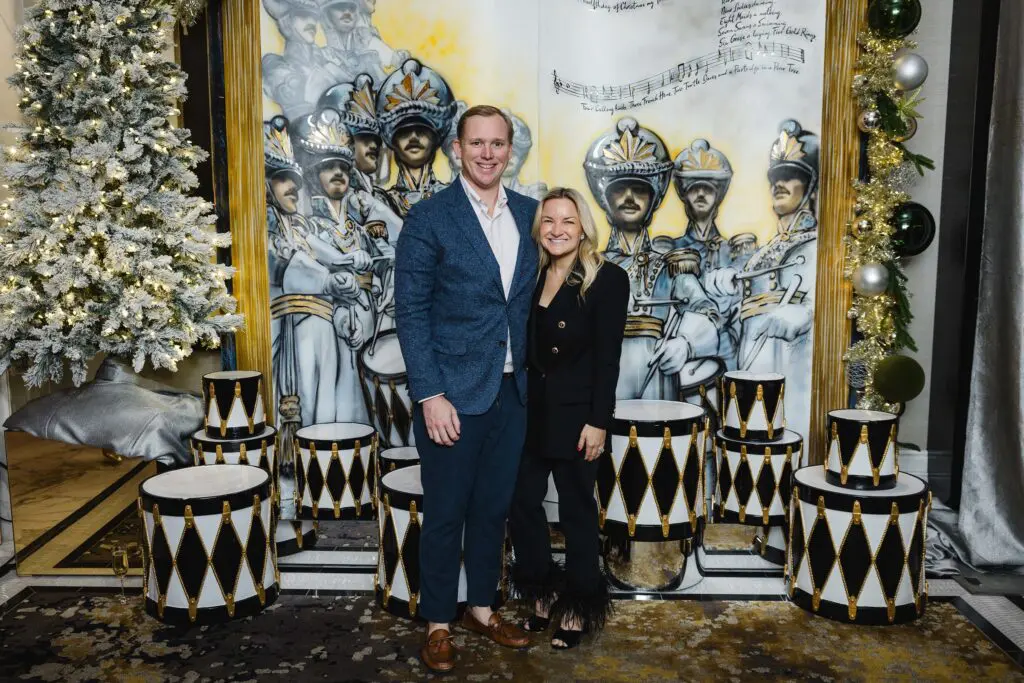 Yates & Larianna Campbell at the Ambassadors for Texas Children's Hospital holiday party. (Photo by Johnny Than)