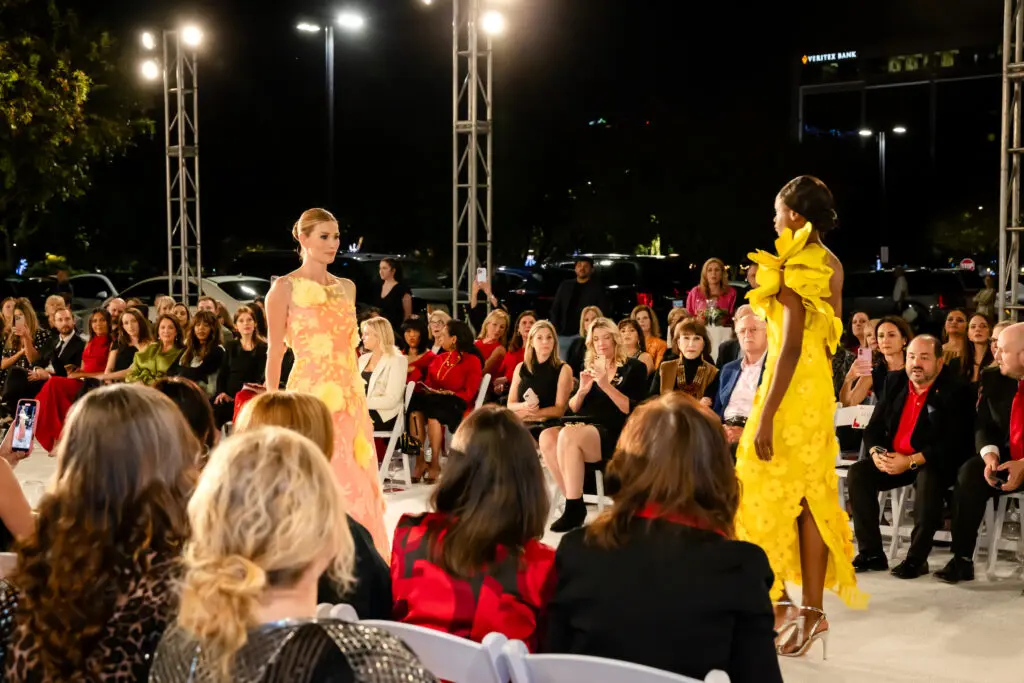 Models in Nardos on the runway at the annual Elizabeth Anthony fashion evening benefiting the American Heart Association  (Photo by Christina Griffin)