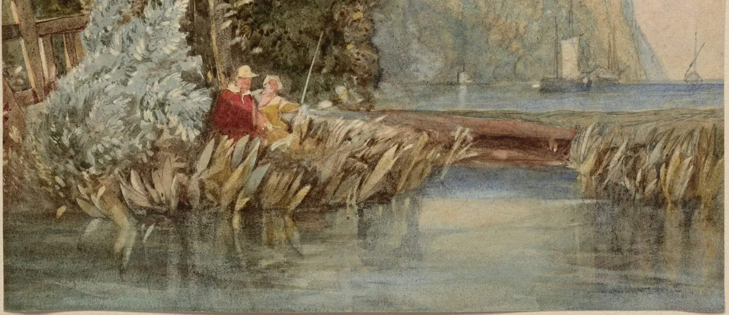 Picturing Nature John Sell Cotman, The Anglers (in Avon Gorge), c. 1829–30