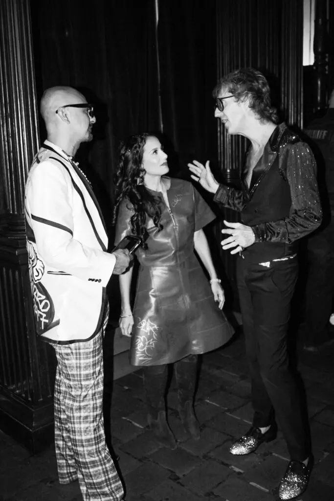 Mario Figueroa Jr. & Carolina Figueroa, Alton Dulaney at the Magpies & Peacocks After Dark 2024 event. (Photo by Jesse Green)