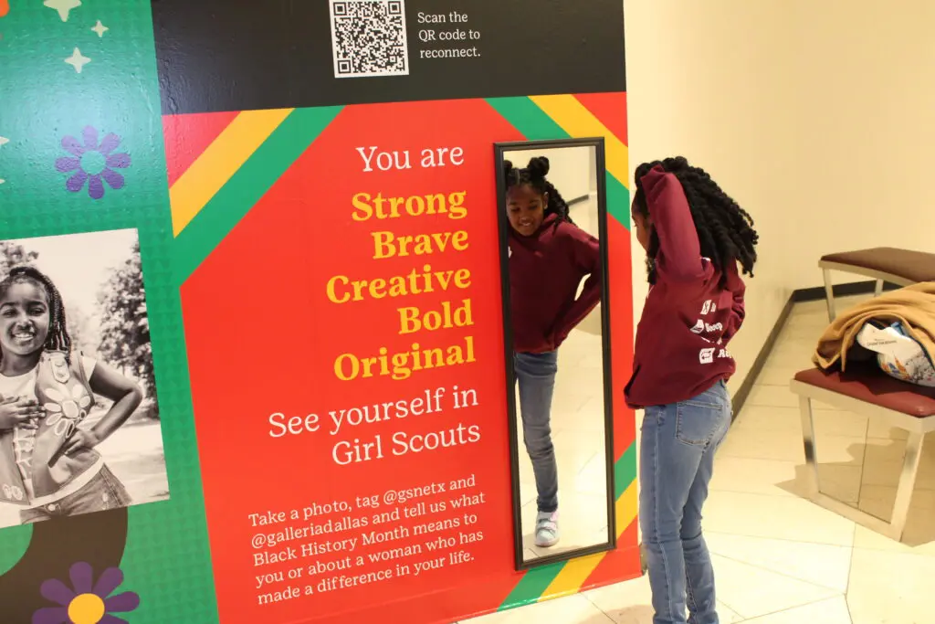 The organization combats these challenges by providing social, emotional, and mental health support, helping them cultivate supportive relationships, creating places of belonging, and by ensuring that girls have opportunities to cultivate their leadership skills. (Photo courtesy of Girl Scouts of Northeast Texas)