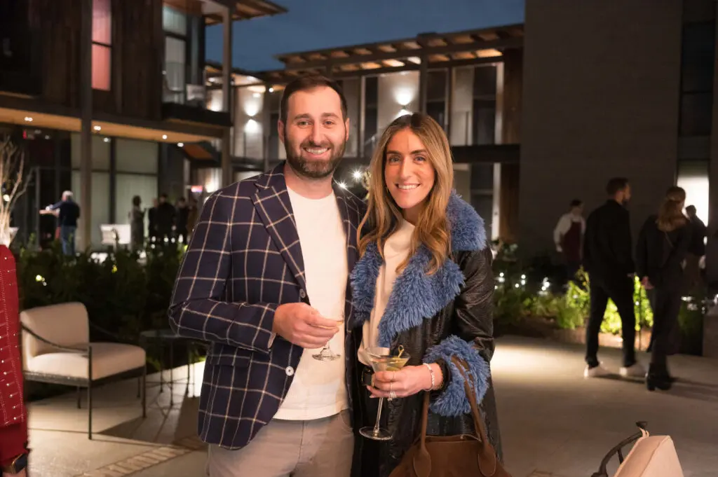 Brett & Andi Riesenfeld at the grand opening of Hotel Saint Augustine and Perseid restaurant  (Photo by Daniel Ortiz)