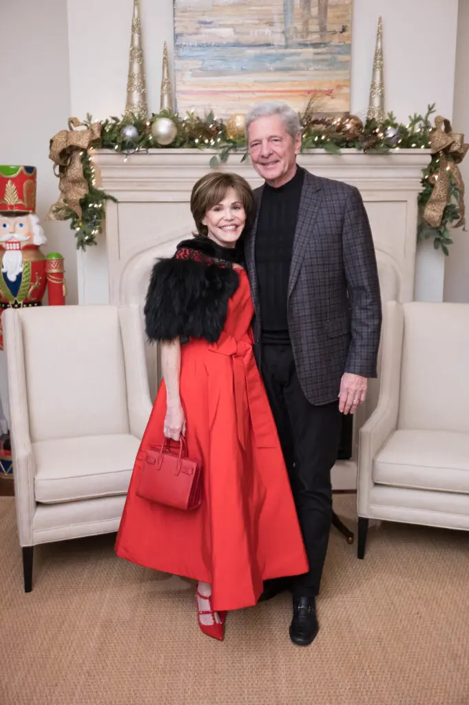 Hallie Vanderhider & Bobby Dees at Legacy Community Health's Holiday Schmooze. (Photo by Daniel Ortiz)