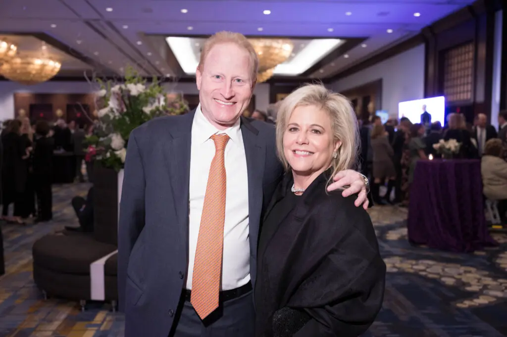 David & Andrea Stein at the Seven Acres gala. (Photo by Daniel Ortiz)