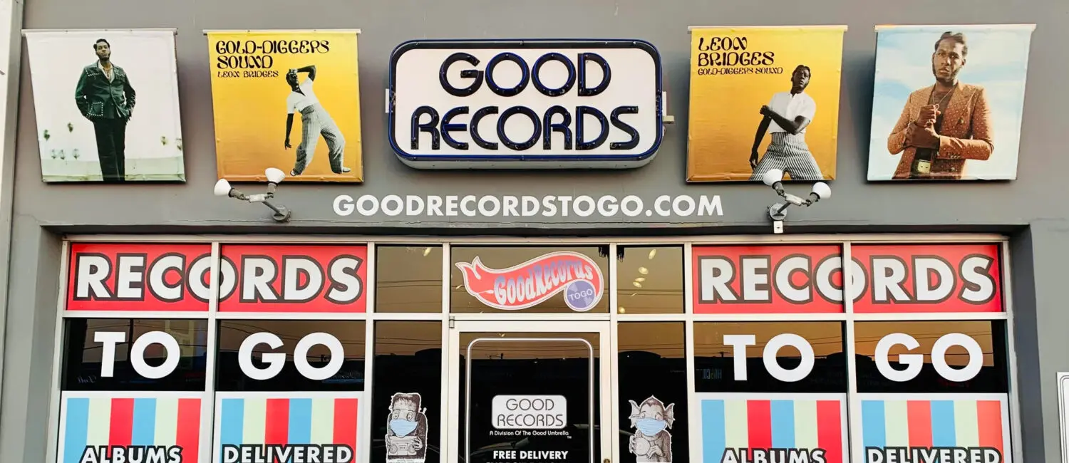 The best vinyl store in Dallas, Good Records is located on Garland Road and regularly hosts listening parties and in-store concerts.