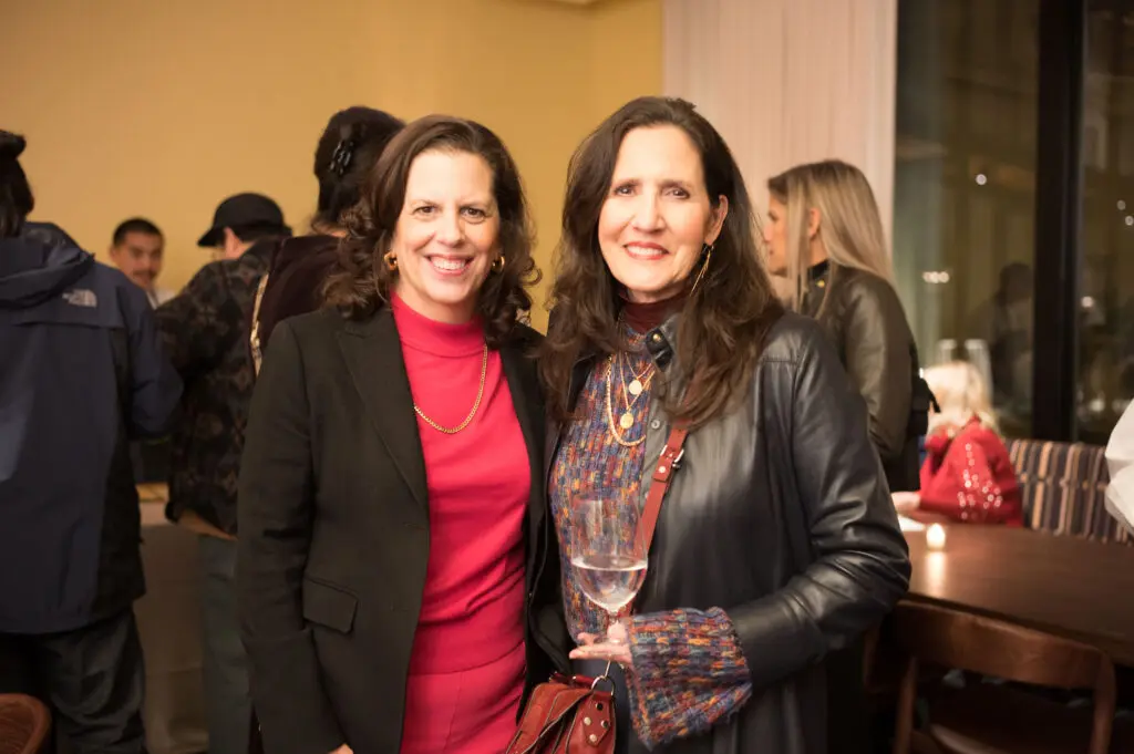 Isabel Lummis, Ellen Cokinos at the grand opening of Hotel Saint Augustine and Perseid restaurant (Photo by Daniel Ortiz)