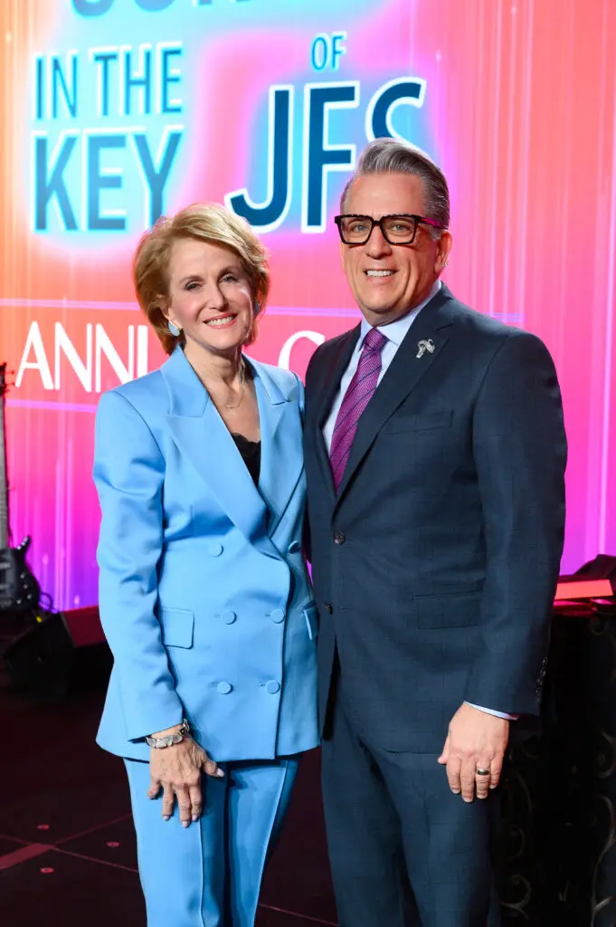 President Carolyn Kaplan, CEO Carl Josehart at JFS LiVE! 2024: Songs in the Key of JFS  (Photo by Mark Katz, Jeff Fitlow, Michelle West)