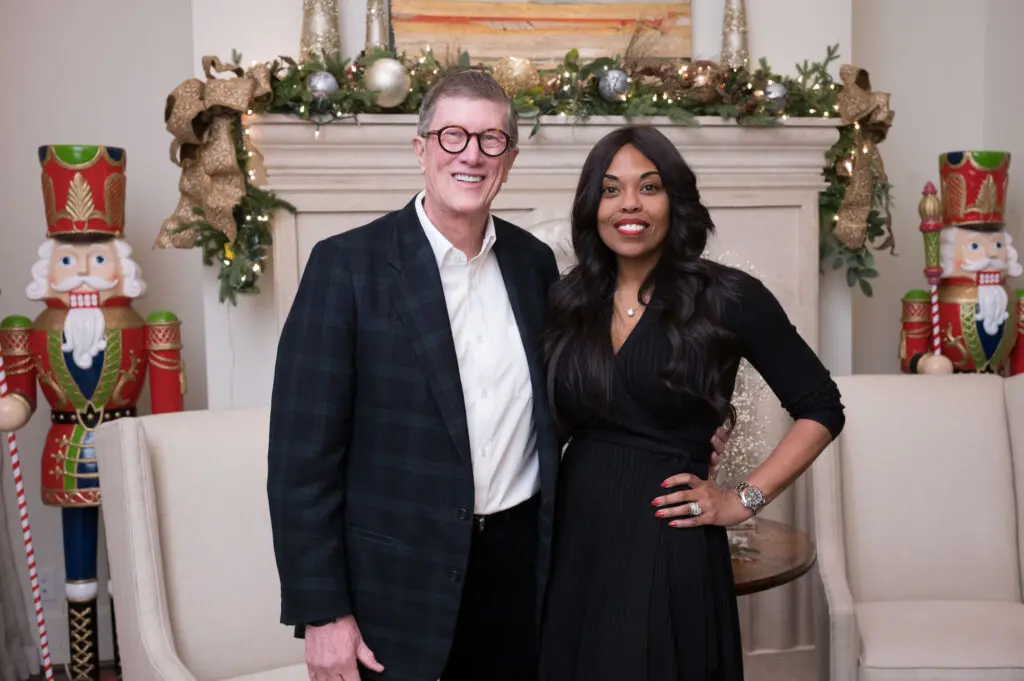 Steve & Kashay Crawford at Legacy Community Health's Holiday Schmooze. (Photo by Daniel Ortiz)