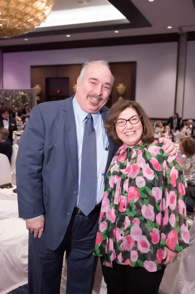 Miles Wertheimer, Bonnie Winograd at the Seven Acres gala. (Photo by Daniel Ortiz)