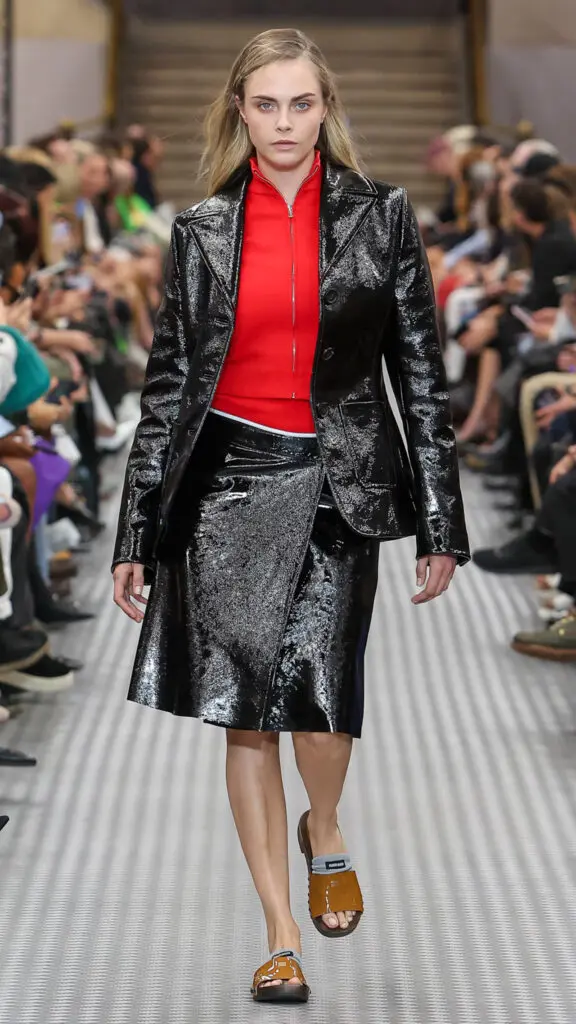 The brand's "unforgettable, playful, yet refined designs have positioned Miu Miu at the forefront of contemporary fashion," according to a release. (Photo courtesy of Miu Miu)