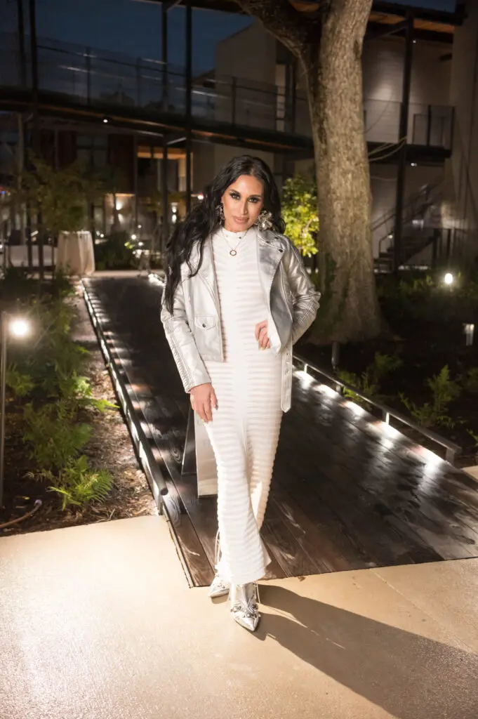 Neera Patidar at the grand opening of Hotel Saint Augustine and Perseid restaurant (Photo by Daniel Ortiz)