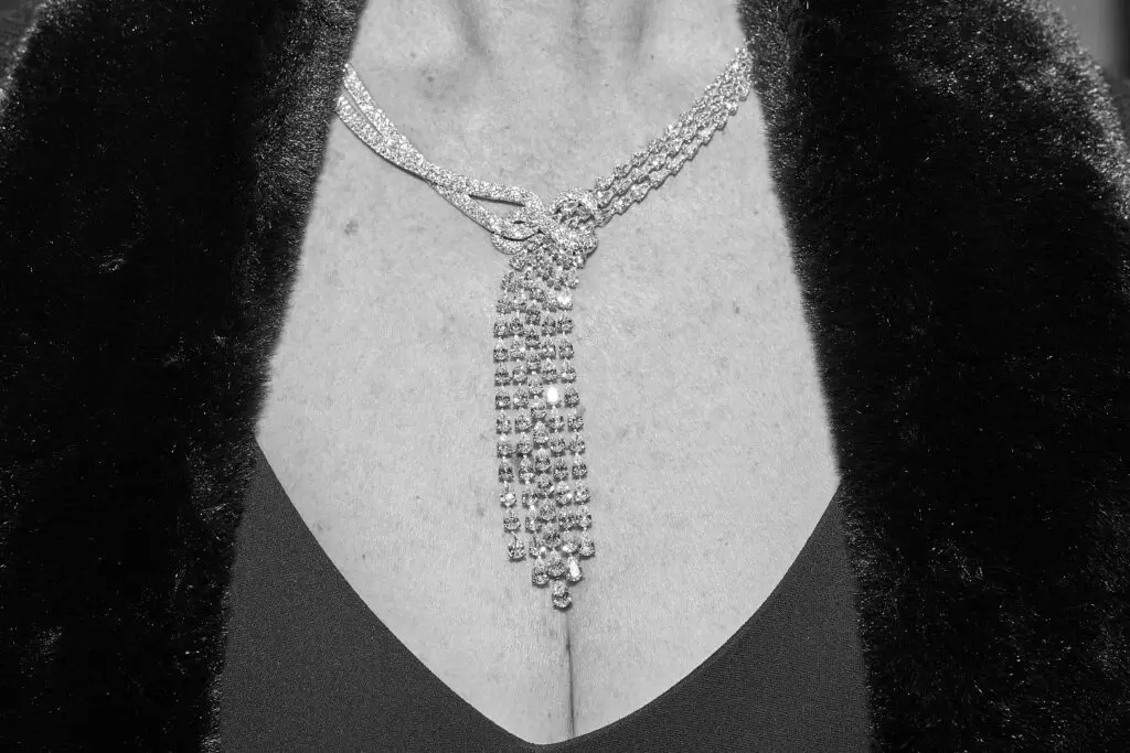 Attendees wore their most spectacular jewelry for "the grand dame of the Dallas social season." (Photo by Nate Rehlander)