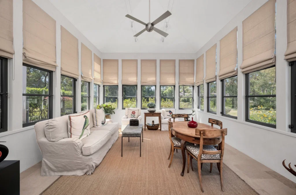 A sitting room at 119 Carnarvon. (Photo by Patrick Bertolino for Martha Turner Sotheby's International Realty)