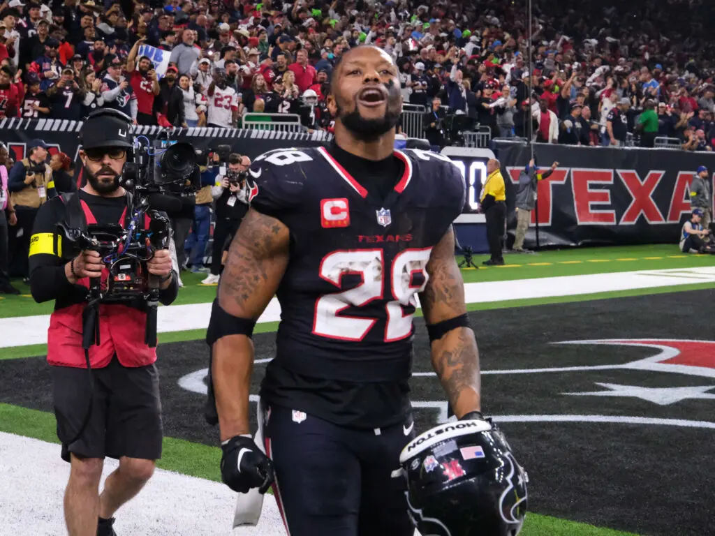 Running back Joe Mixon is one of the emotional forces of the Texans. (Photo by F. Carter Smith)