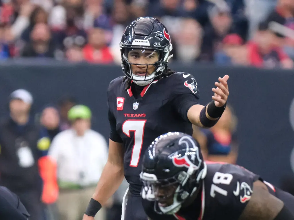Houston Texans quarterback C.J. Stroud has been in full command during two playoff wins early in his career already. (Photo by F. Carter Smith) 