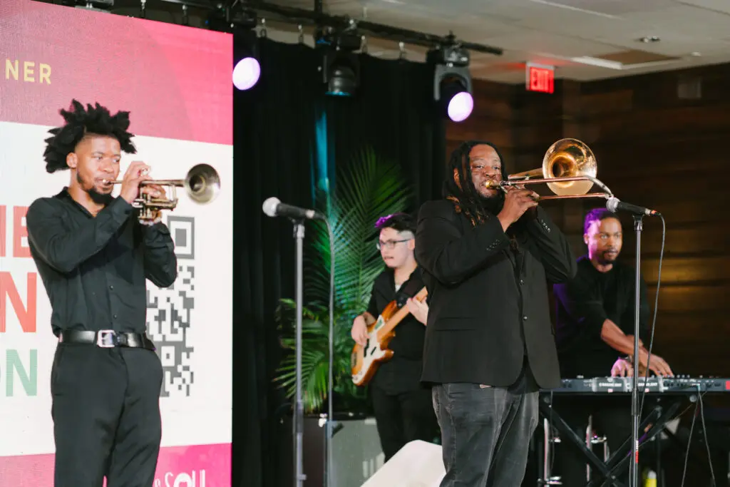 The Urban Orchestra  at the Heart & Soul Culinary Scholarship Dinner. (Photo by Vicky Pink)
