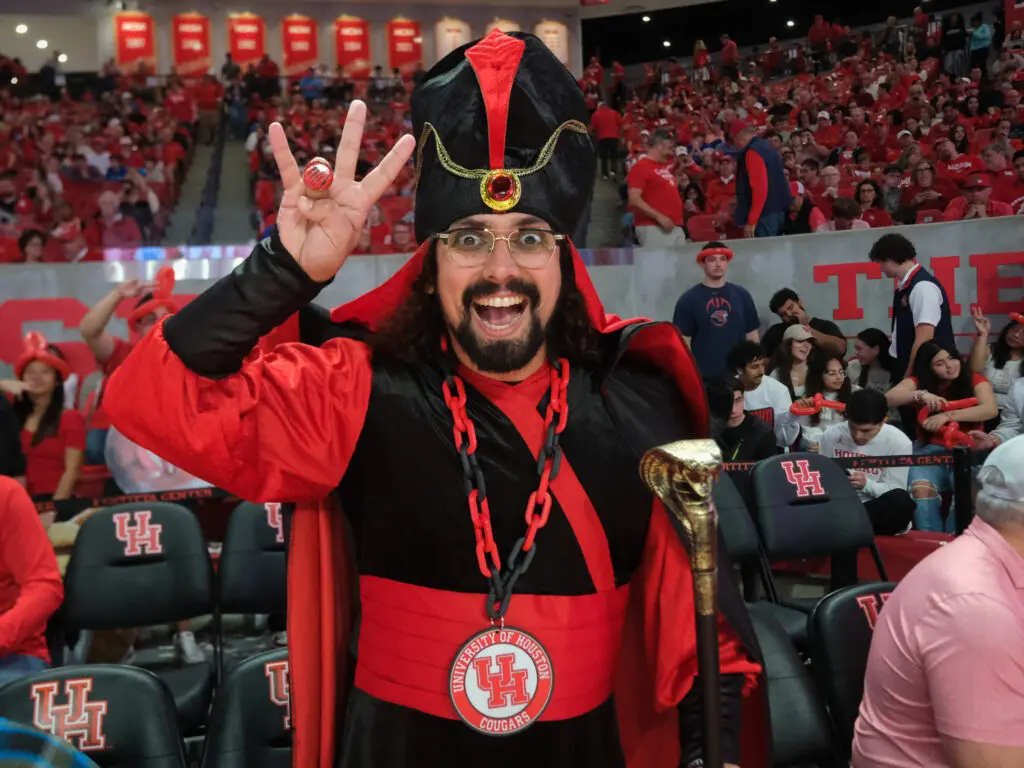 University of Houston basketball fans certainly bring it. (Photo by F. Carter Smith)