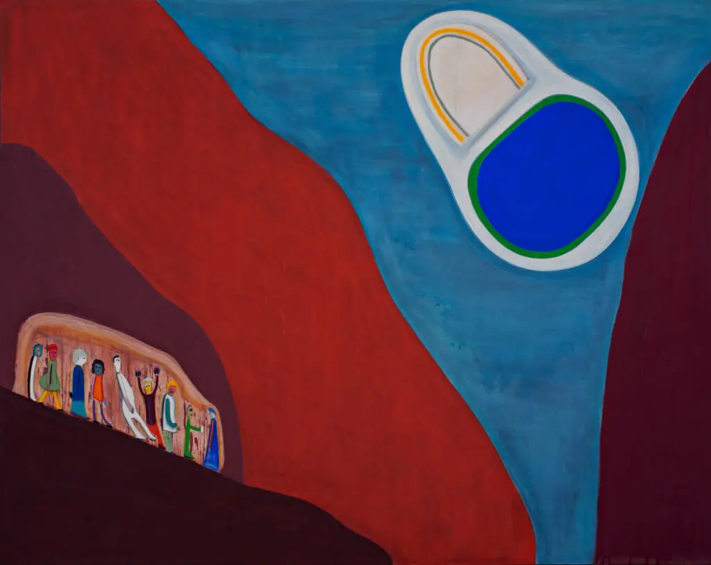 Vicente Matte's "Great Conjunction," 2023, at Alexander Berggruen