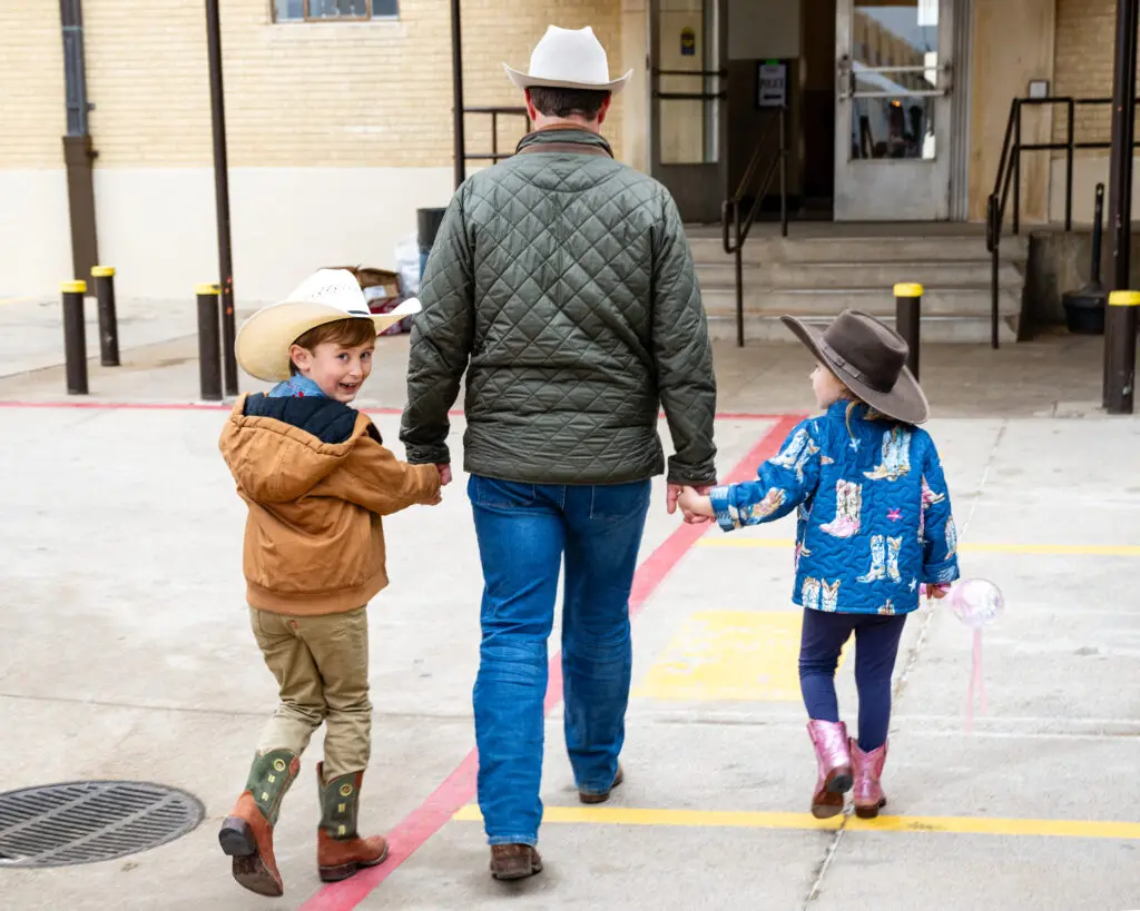 The grounds of the Will Rogers Coliseum drew families out for the festivities.  (Photo by Walt Burns)