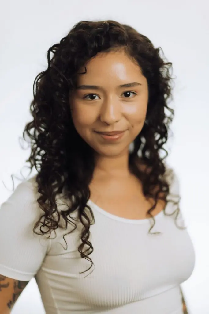 Amanda Reyes prepares to captivate audiences in the upcoming world premiere of Destroying David, a powerful story of art and personal transformation. (Courtesy)