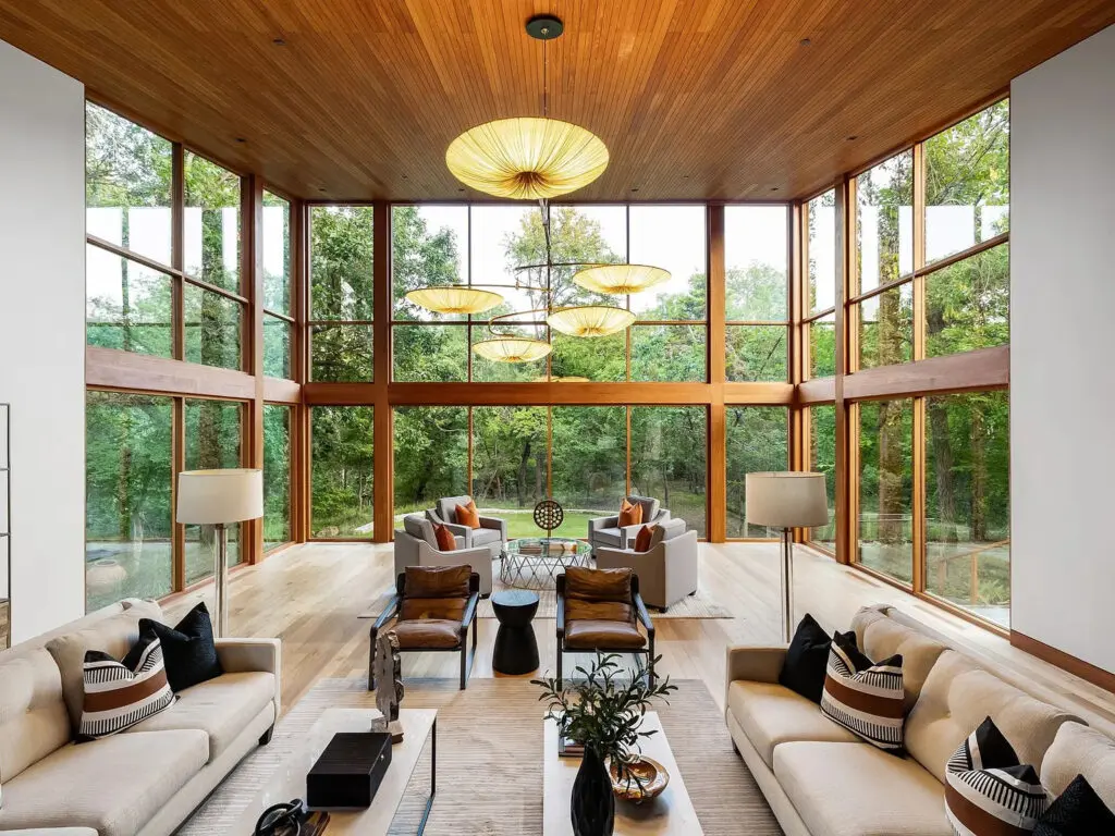 Known as the "Teak House" for obvious reasons, 5656 Celestial Road stands out as one of the most unique homes in the metroplex. (Photo courtesy of Allie Beth Allman & Associates)