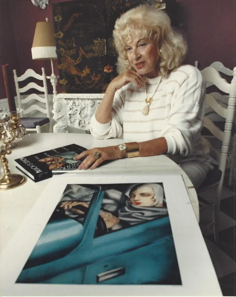 The artist’s daughter, Baroness Kizette de Lempicka-Foxhall, 1987. (Courtesy and © The Tamara de Lempicka Estate, LLC)