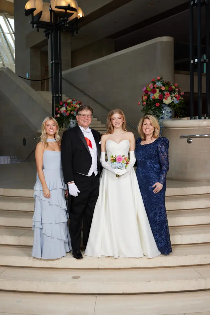 Morgan, Julian, Vivian, and Jennifer Potter. (Photo by Gittings)