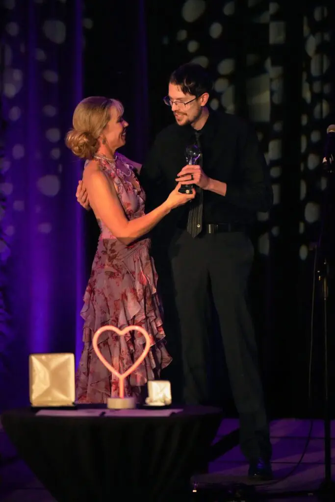 The Love Heals Youth 2025 gala recognized Chris Martin, LPC-Associate as the Counselor of the Year. (Photo courtesy of Love Heals Youth)