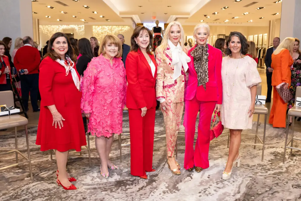 2025 Houston Sweethearts Lesha Elsenbrook, Marilu Garza, Elizabeth Stein, Tena Faust, Tama Lundquist & Heidi Turney  (Photo by Jacob Power)