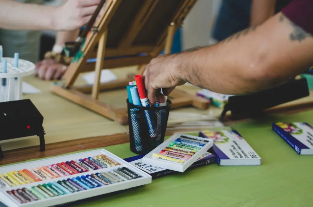 Margarita’s workshops invite adults to reconnect with their creativity in a supportive, exploratory space. Photo by Georgia Marshelle Viertel. 