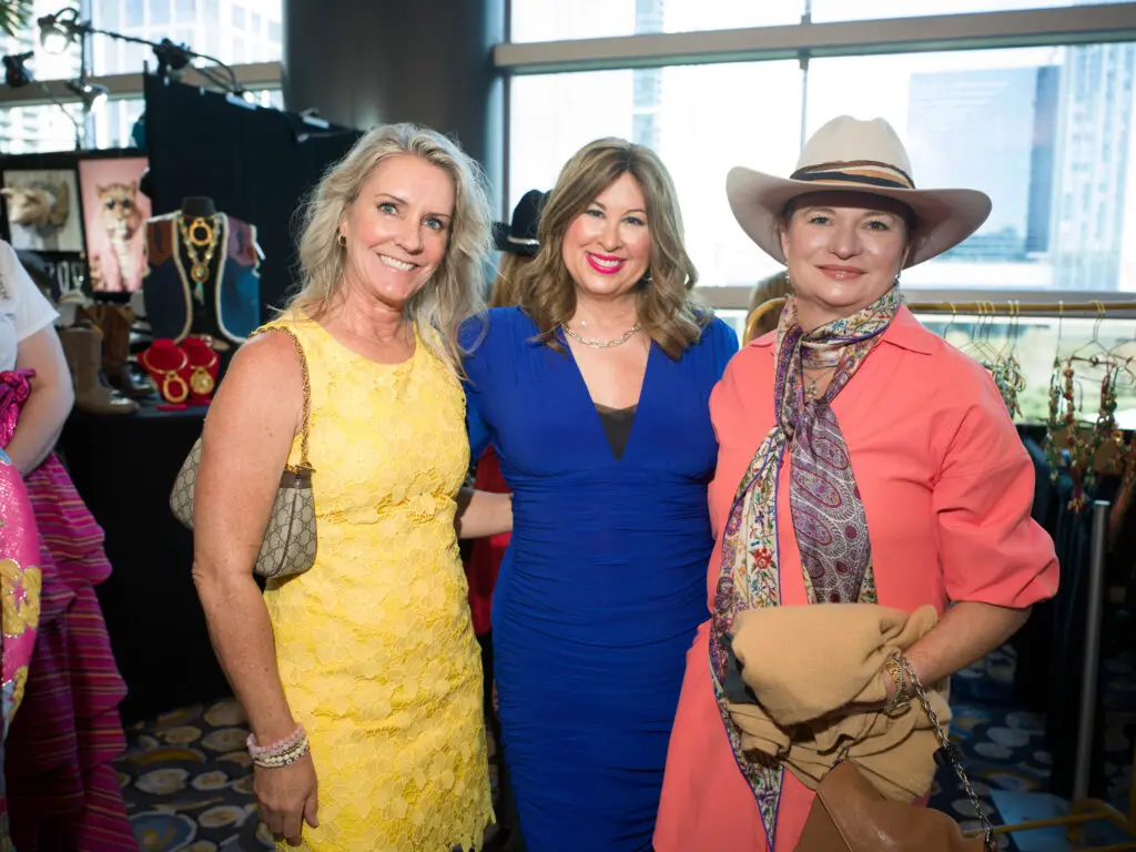 Alison Cravey, Heather Kolos, Kim Price at the 25th anniversary of the Trailblazers luncheon. (Photo by Daniel Ortiz)
