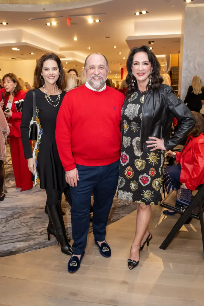 Ann Ayre, Kirk Kveton, Alicia Smith at the 2025 Sweethearts Tea (Photo by Jacob Power)