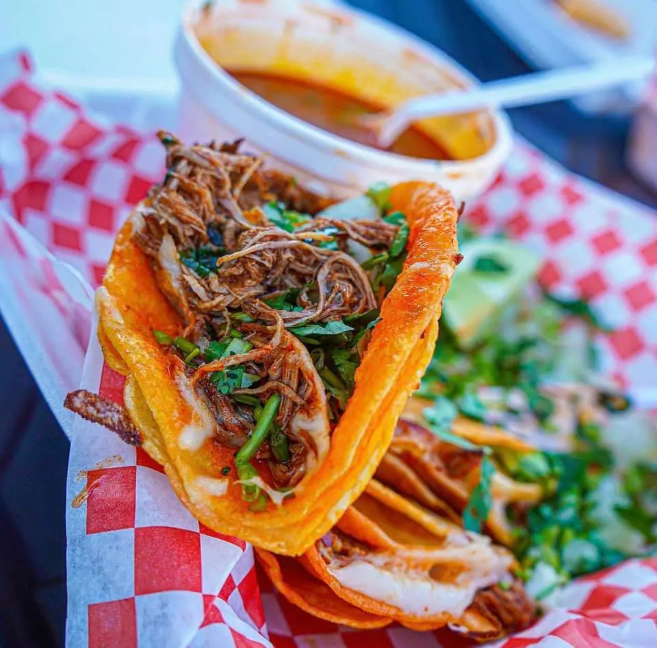 Birrieria y Taqueria Cortez, Fort Worth’s first Michelin Guide-recognized Latin restaurant, serves up authentic birria tacos on East Rosedale Street. (Courtesy)
