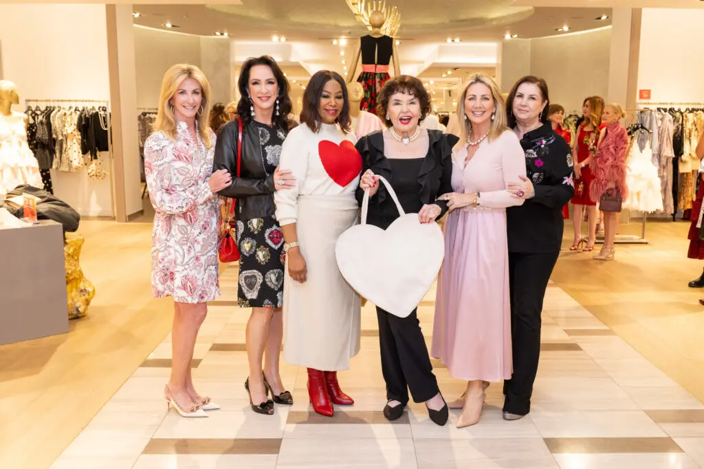 Founders Kim Moody, Alicia Smith, Deborah Duncan, Warner Roberts, Anne Carl, Sylvia Forsythe at the 2025 Sweethearts Tea (Photo by Jacob Power)
