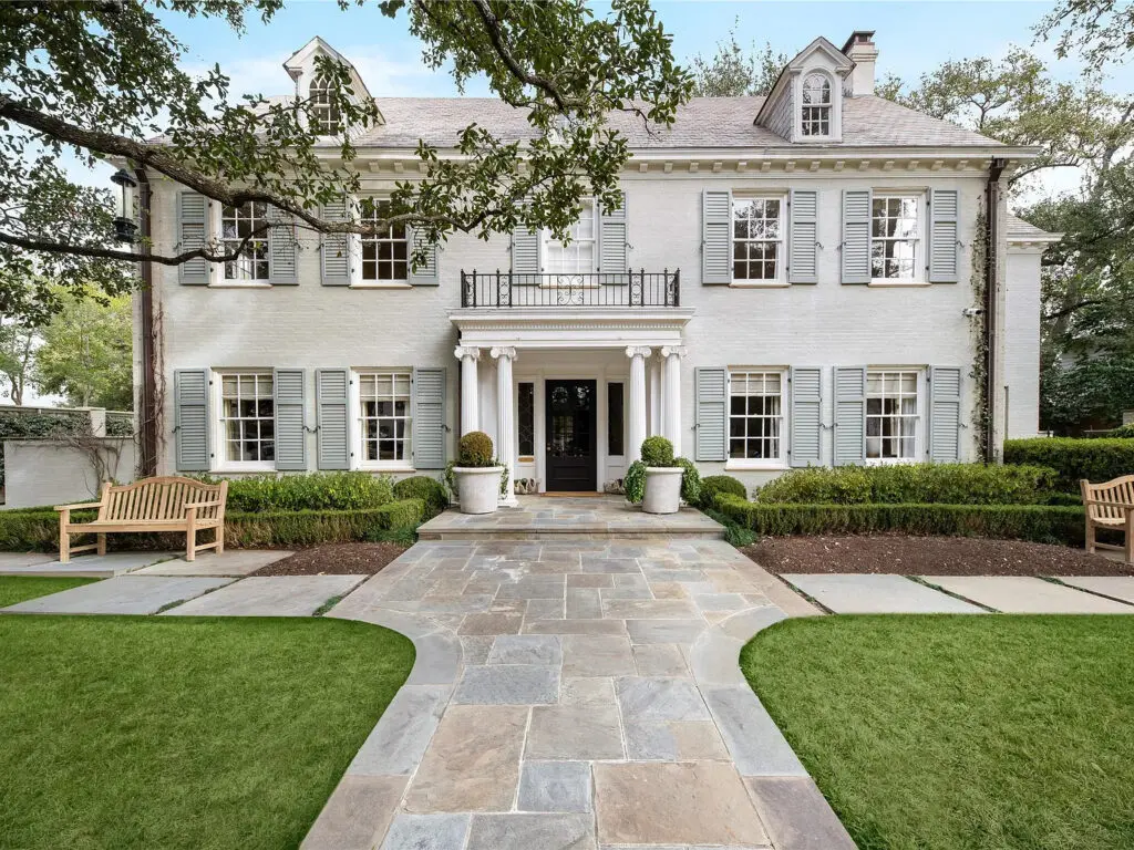 Located in the exclusive French streets, 4226 Arcady Avenue is a three-story, 9,000-square-foot home that offers five bedrooms and six bathrooms. (Photo by Allie Beth Allman & Associates)