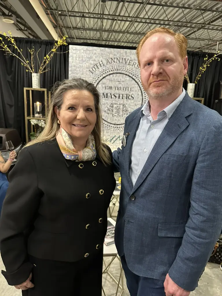 Truffle Masters founder Diane Roederer, Central Market Houston GM  (Photo by Shelby Hodge)