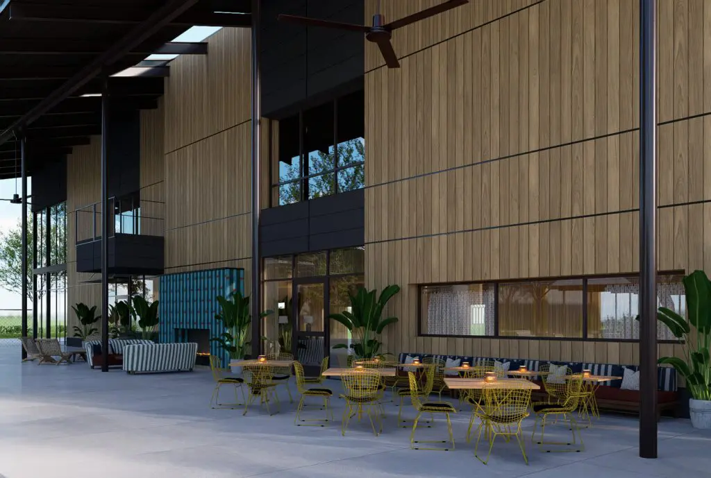 Banner House features several members-only experiences at T Bar M. (Photo by Commune (Designer) and Marc Szabo Studios (Renderer))