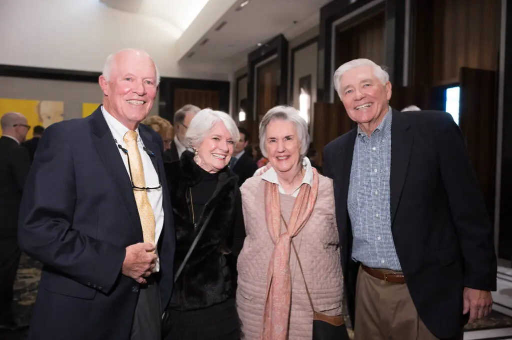 Garner & Charlene Strickland,Terry & David Upton at Bo's Place 'Hearts of Hope' evening (Photo by Daniel Ortiz)